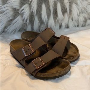 Birkenstock Arizona Bikribuc Color: Mocha